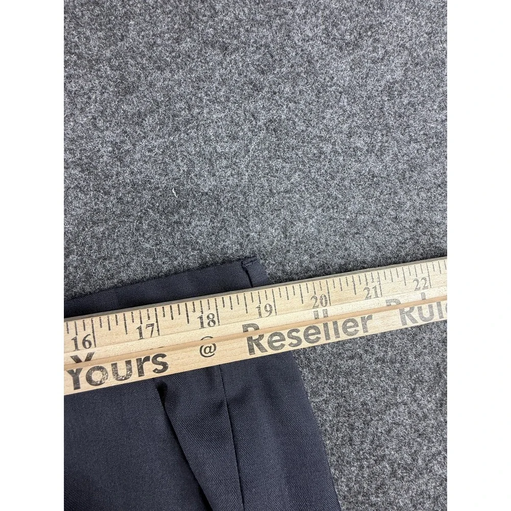 Hugo Boss Dress Pants 38R Navy Virgin Wool‎ Straight Leg Business Career